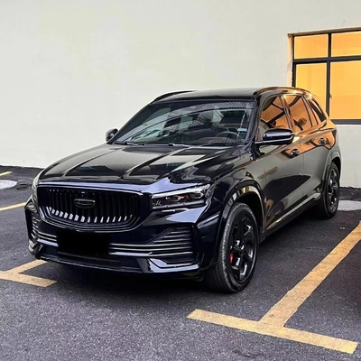 2023 브릴리언트 블루 지일리 몬자로 5도어 5석 SUV 지일리 엑싱유 L카 하이브리드 차량