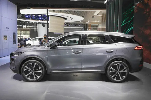 가솔린 BYD Tang 플러스 전기 자동차 2023 사용 자동차 1000km 차량