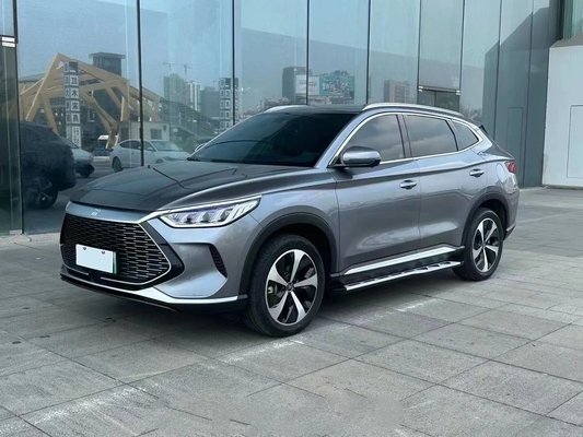 605km 장거리 내구성 EV 자동차 폐쇄형 카시 타입 경제성 Byd 송 플러스 플래그십 PHEV