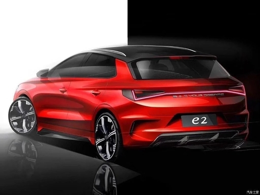 폐쇄형 카리저형 PHEV Byd E2 전기 자동차 2023 설계 범위 405 Km 빠른 충전