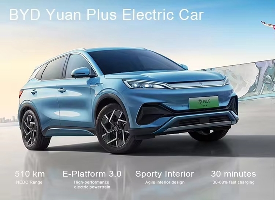 2024 Byd Yuan PRO 전기 자동차 최대 토크 310 Nm 및 자동차 엔터테인먼트 시스템