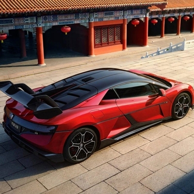 BYD U9 2024 전기 스포츠카 두 문 두 좌석 전면 디스크 후면 디스크 브레이크 시스템