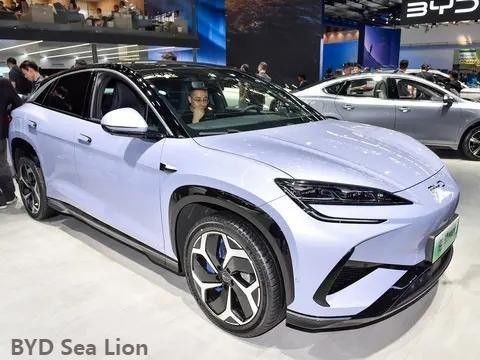 2024 Byd Sea Lion 07 EV 순전력 중형 SUV 배터리 용량 71.8Kwh