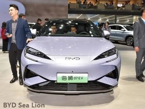 80.64kWh 블레이드 배터리 2024 BYD Sea Lion 07EV SUV 상태 및 충전 시간 0.42h