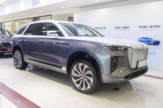 홍콩시 E-HS9 2022 전기 전기 자동차 460km 7 레드 테스트 드라이브 전자 자기 제동 시스템